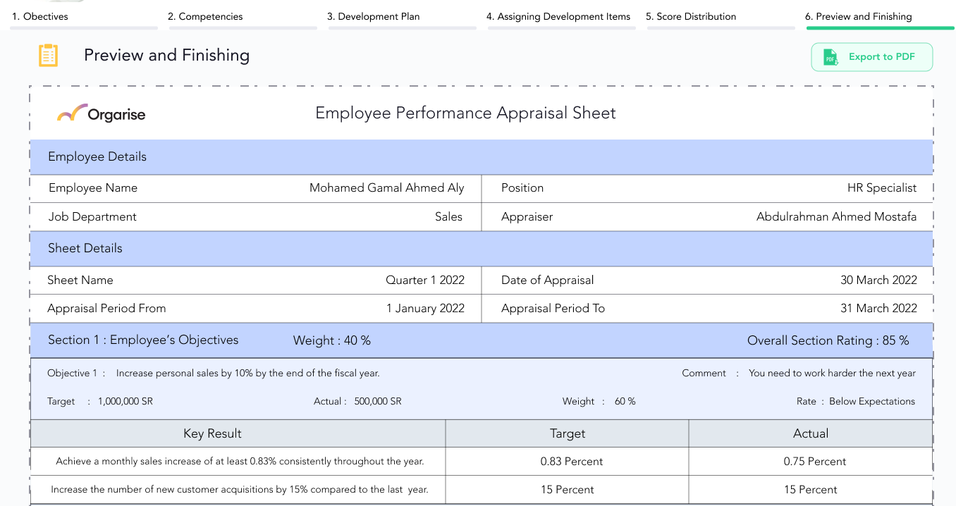 Performance & Development
